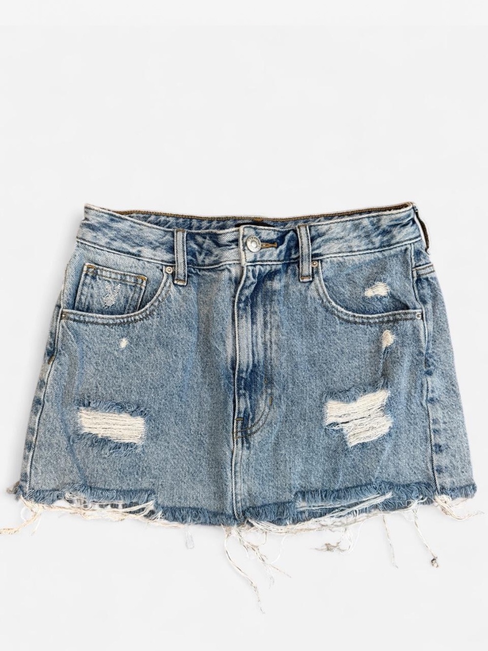 Playboy x Pacsun Jean Denim Mini Skirt 26 Bunny